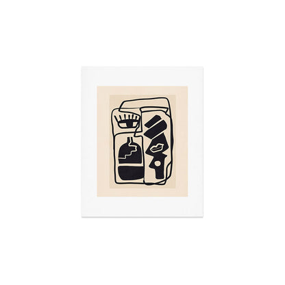 Modern Abstract Minimal Shapes 53 Art Print Gallery Image 1