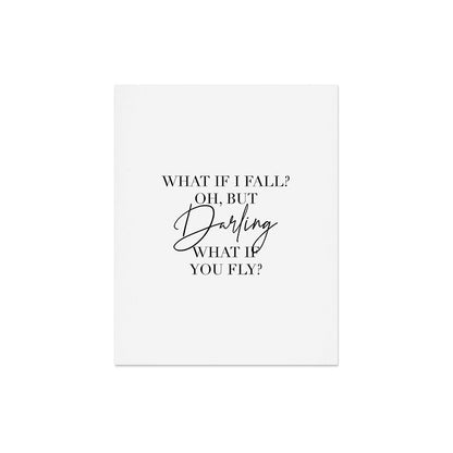 What If I Fall? Oh, but Darling, What If You Fly? Art Print Gallery Image 5