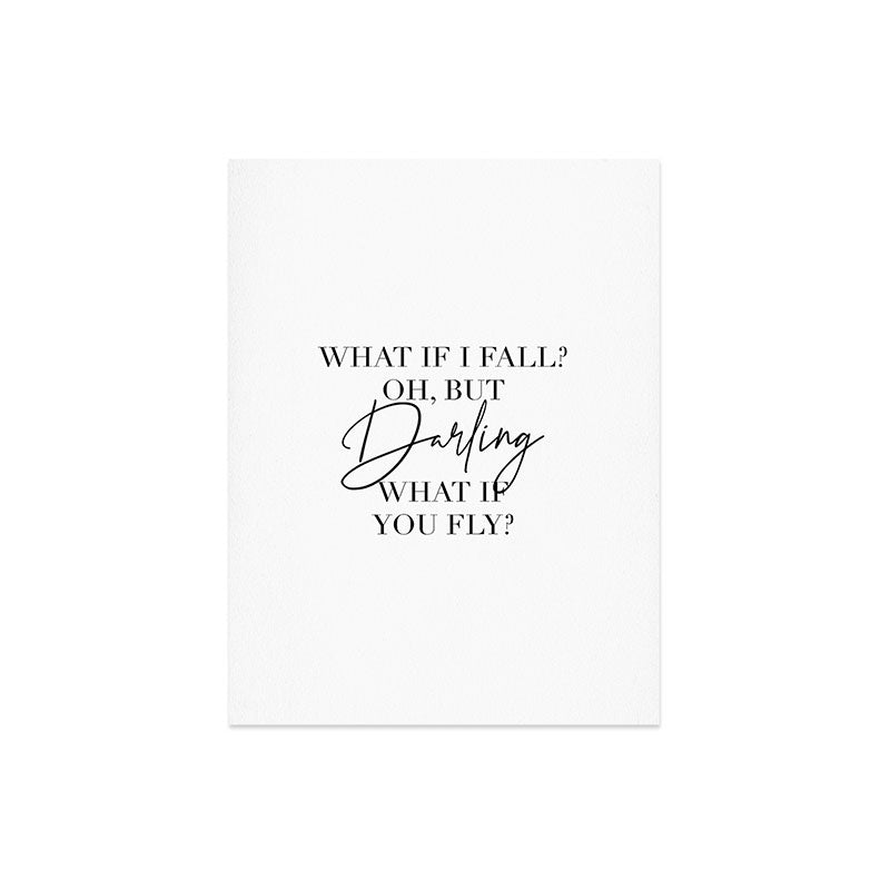 What If I Fall? Oh, but Darling, What If You Fly? Art Print Gallery Image 6