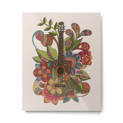 Ever Guitar Metal Print Gallery Image 3