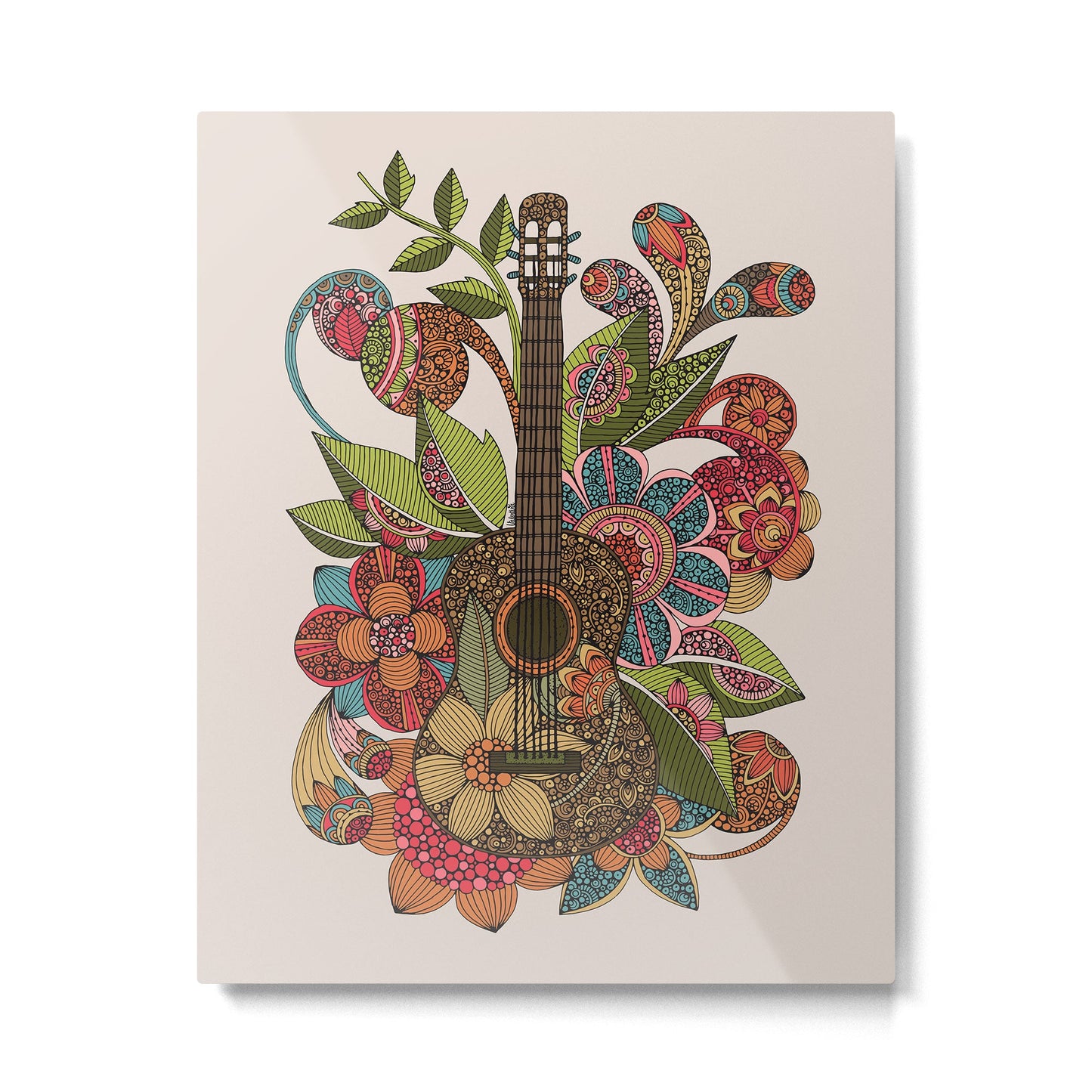 Ever Guitar Metal Print Gallery Image 4