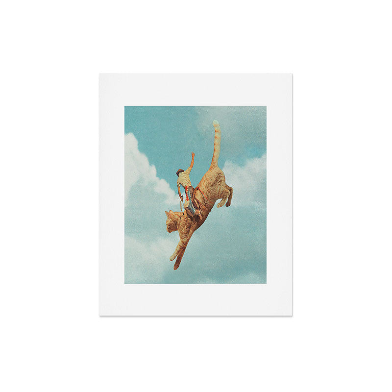 Meehaw - Rodeo Cat Bronc Art Print Gallery Image 6
