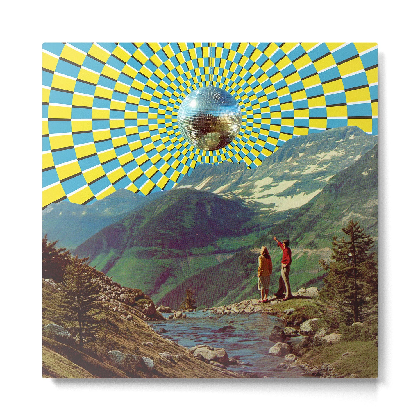 Peak Disco Boogie v2 Metal Print Gallery Image 2