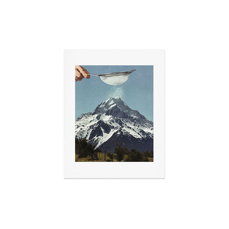 Sifted Summit - Snow Sugar on Mountain Peak Art Print Gallery Image 4