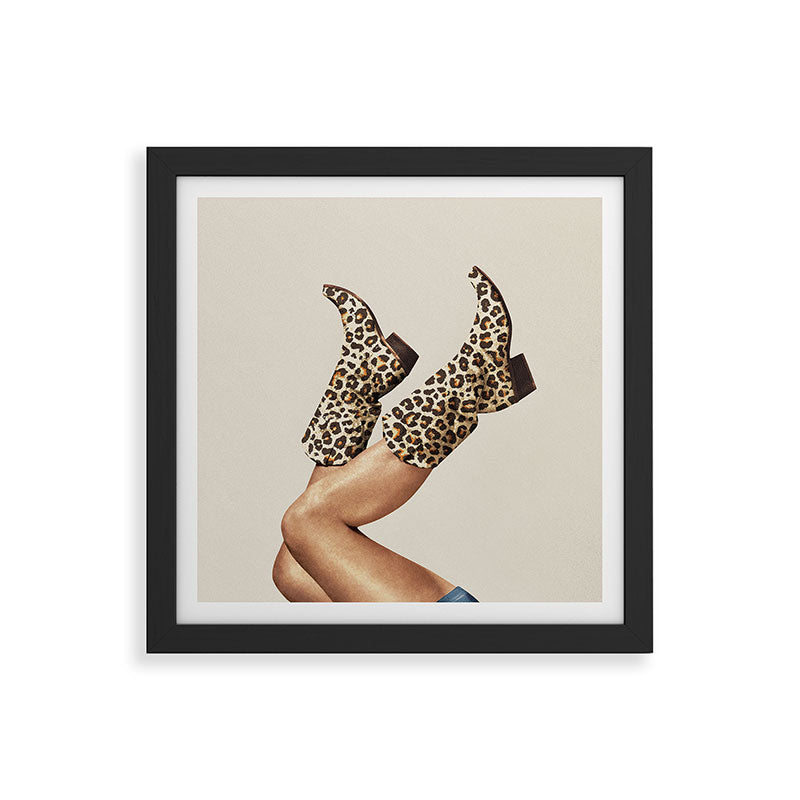 These Boots - Leopard Print Framed Art Print Gallery Image 14
