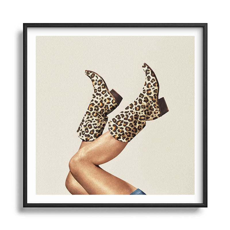 These Boots - Leopard Print Framed Art Print Gallery Image 33