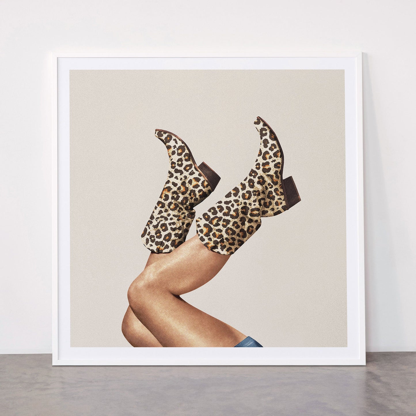 These Boots - Leopard Print Framed Art Print Gallery Image 12