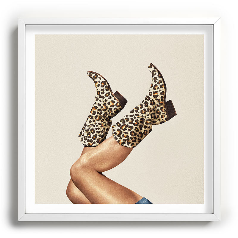 These Boots - Leopard Print Framed Art Print Gallery Image 32