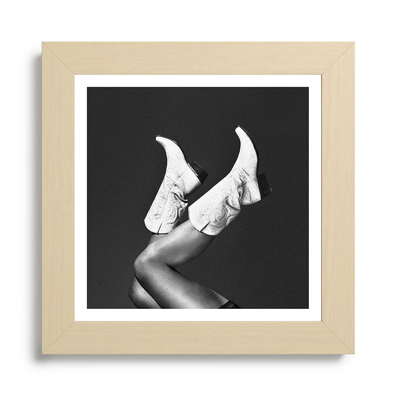 These Boots - Noir / Black & White Framed Art Print Gallery Image 13