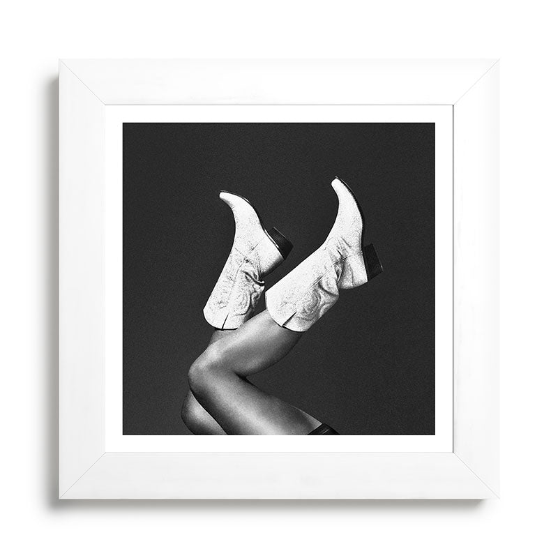 These Boots - Noir / Black & White Framed Art Print Gallery Image 15