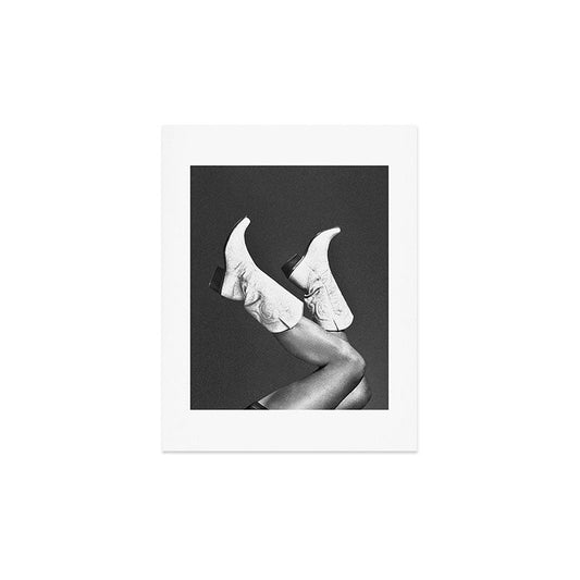 These Boots - Noir II F / Black & White Art Print Gallery Image 2