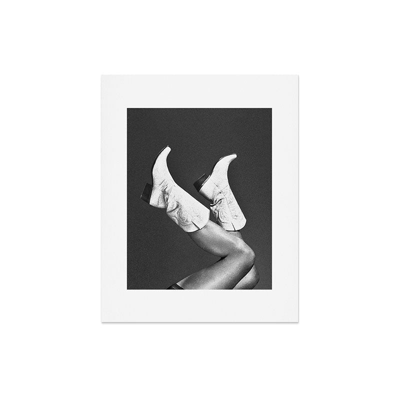 These Boots - Noir II F / Black & White Art Print Gallery Image 4