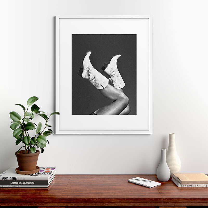 These Boots - Noir II F / Black & White Framed Art Print Gallery Image 56