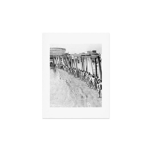 Long Beach Surf Contest 1930s Art Print Gallery Image 2