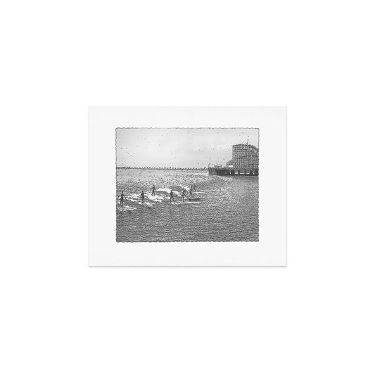 Long Beach Surfers 1930s Art Print Gallery Image 1