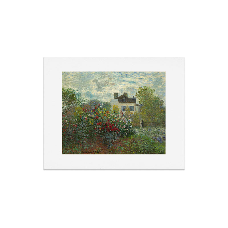 Claude Monet The Artist's Garden in Argenteuil, 1873 Art Print Gallery Image 5