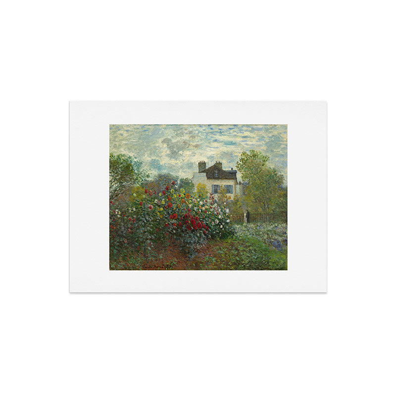Claude Monet The Artist's Garden in Argenteuil, 1873 Art Print Gallery Image 6