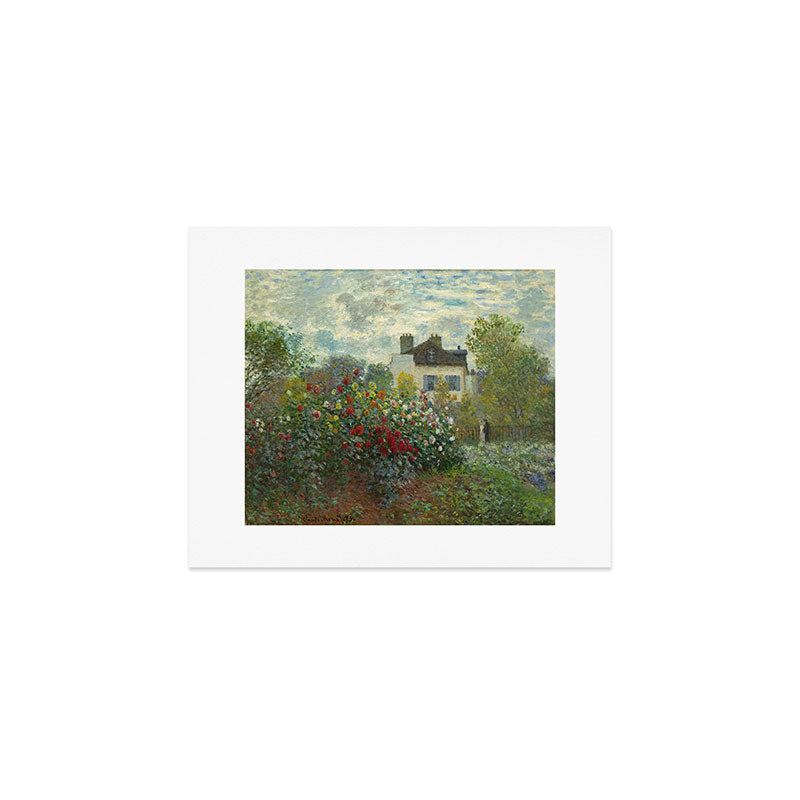 Claude Monet The Artist's Garden in Argenteuil, 1873 Art Print Gallery Image 1