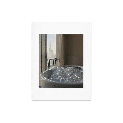 PERFECT MORNING | digital art collage by Yana Potter | bathroom aesthetic | chill and relax vibes Art Print Gallery Image 6