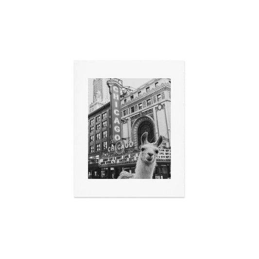 Chicago Llama Art Print Gallery Image 1