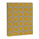 My Favorite Geometric Patterns No.31 - Mustard Yellow Canvas Print Gallery Image 1